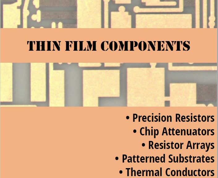 PPI - Thin Film Components Selection Guide