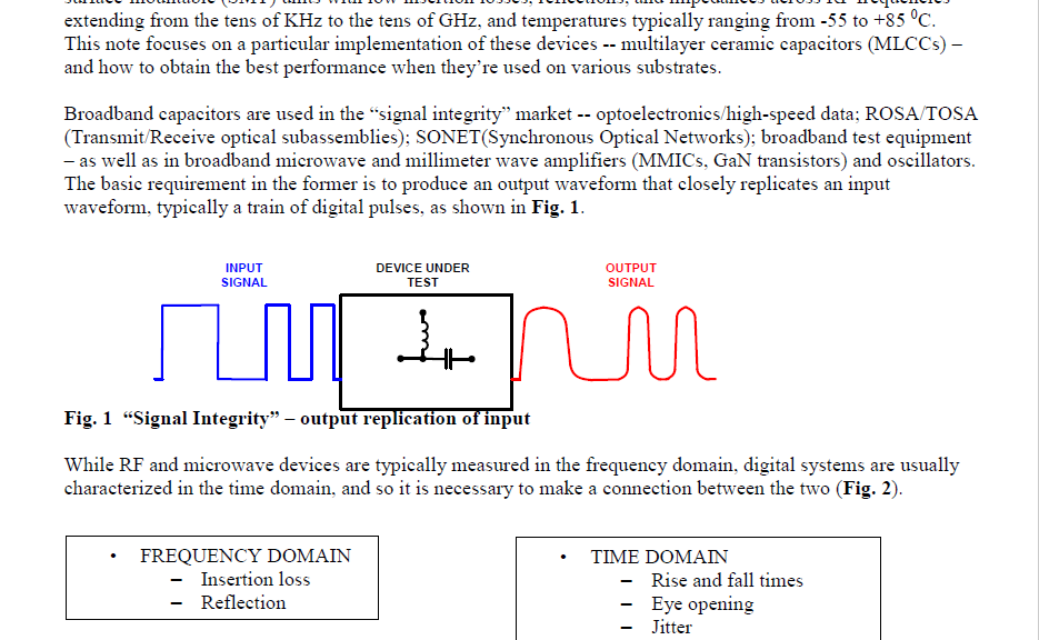 PPI - Broadband Capacitors Application Note